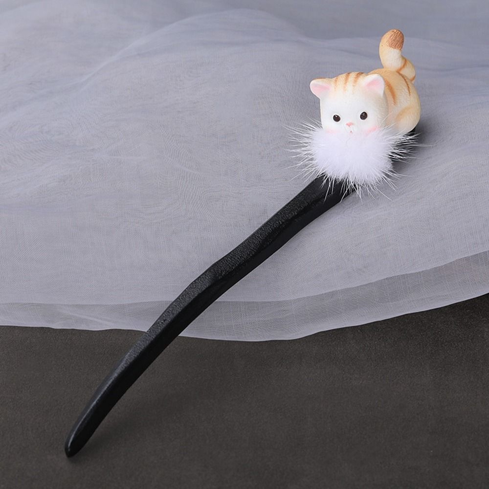 Hanbok Hair Pin - Headwear Cartoon Wood Hairstyle Design Tool