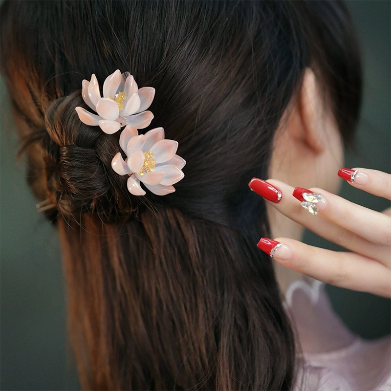 1Pair Vintage Hairpin Glazed F - огляд і ціна Hanbok Hair Pin