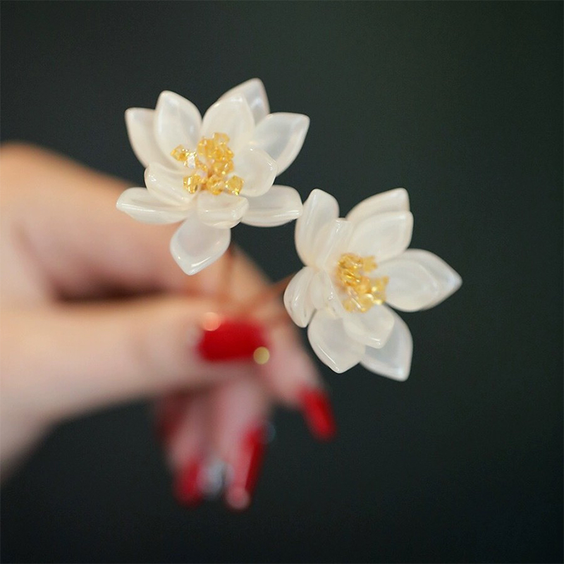 1Pair Vintage Hairpin Glazed F - огляд і ціна Hanbok Hair Pin
