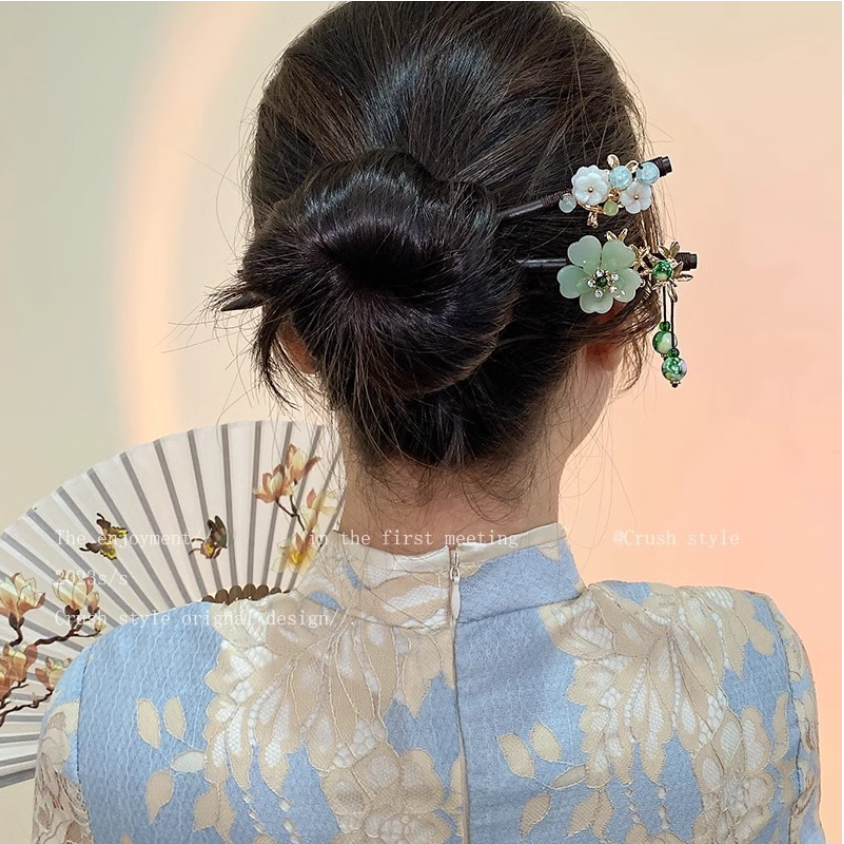 Chinese Hair Stick Step Shake  - огляд і ціна Hanbok Hair Pin