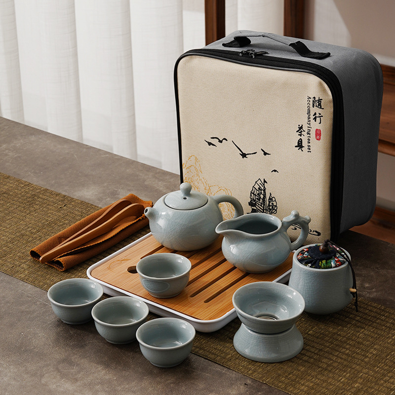 Portable Travel Ceramic Chines - огляд і ціна Korean Tea Set