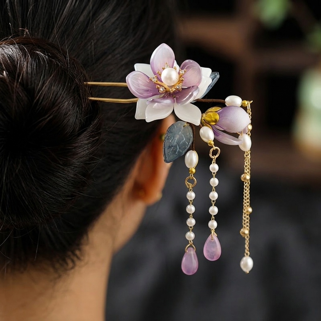 Alloy U Shaped Hair Pin With O - огляд і ціна Hanbok Hair Pin