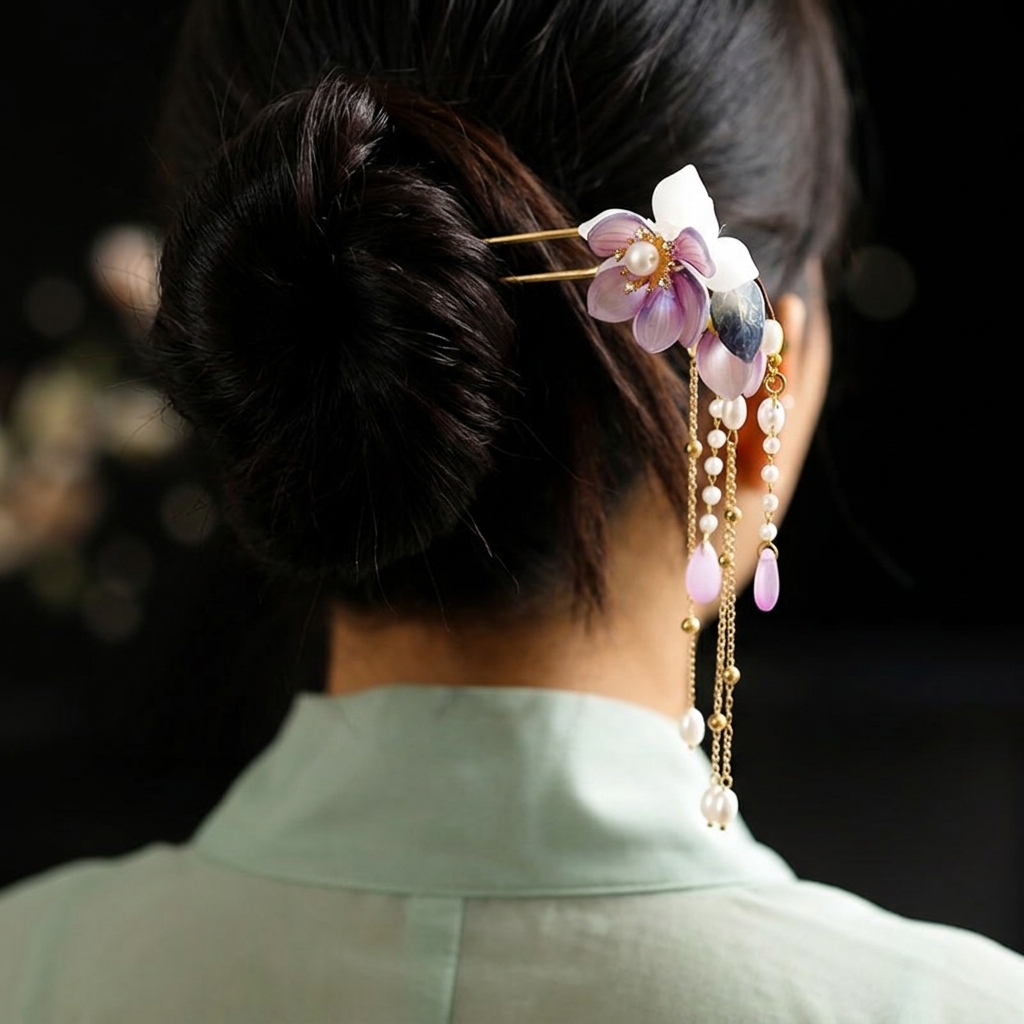 Alloy U Shaped Hair Pin With O - огляд і ціна Hanbok Hair Pin