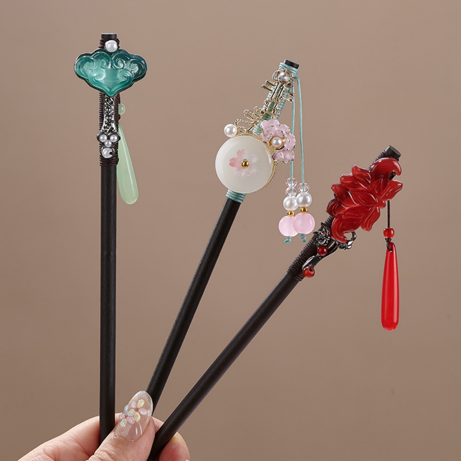 Vintage Flower Hairpin For Wom - огляд і ціна Hanbok Hair Pin