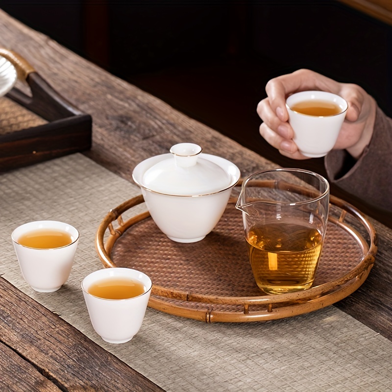 1Pcs Handmade Kung Fu Ceramic  - огляд і ціна Korean Tea Set