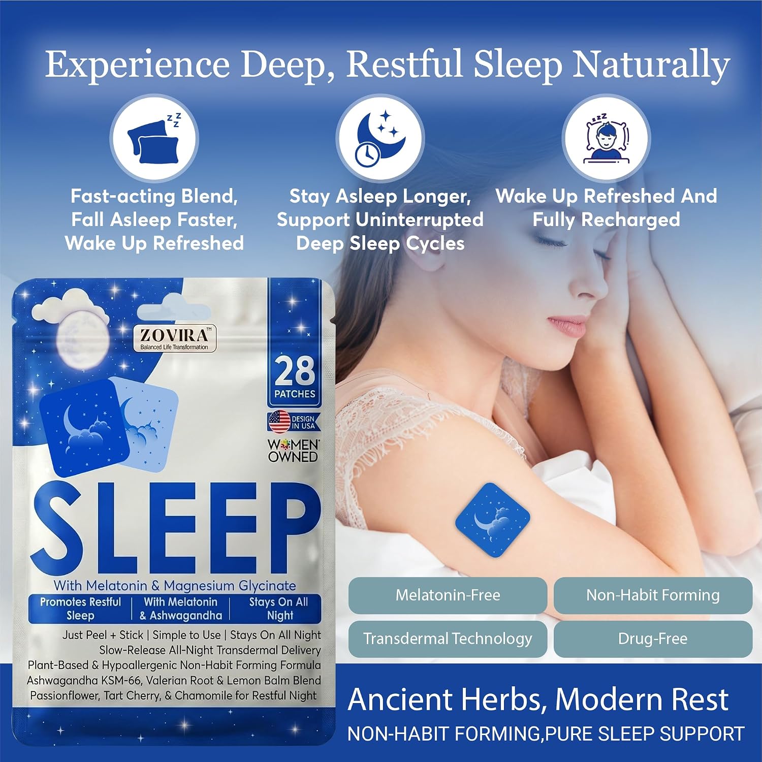 Sleep Patches for Adults – Mel - огляд і ціна Sleeping Pack Overnight