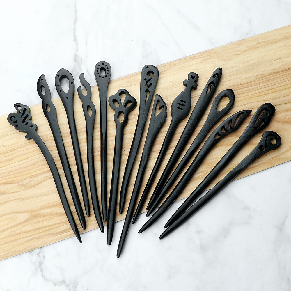 16Style Chinese Wooden Hair St - огляд і ціна Hanbok Hair Pin