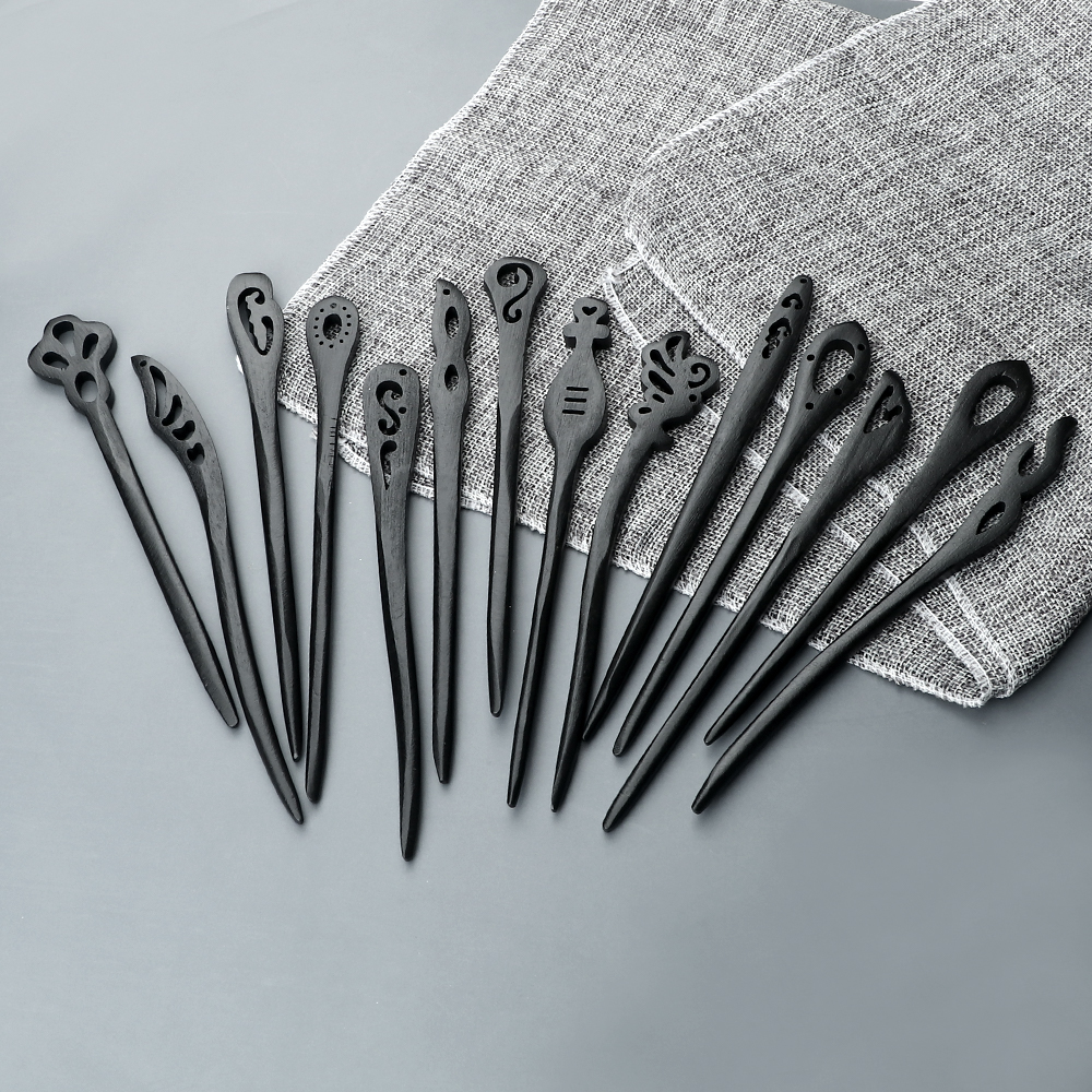 16Style Chinese Wooden Hair St - огляд і ціна Hanbok Hair Pin