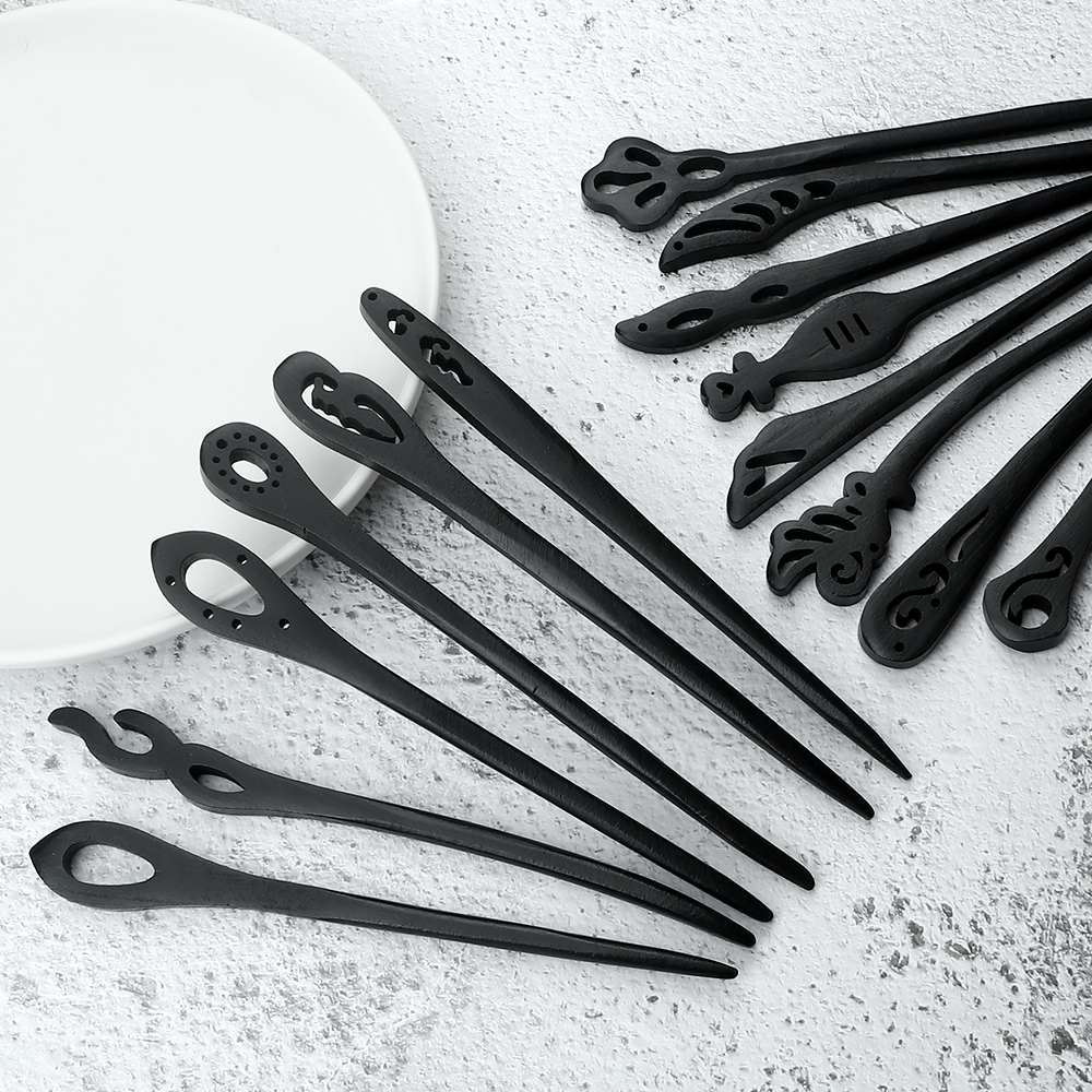16Style Chinese Wooden Hair St - огляд і ціна Hanbok Hair Pin