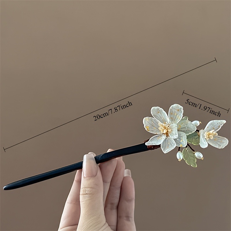 1PC New Chinese Magnolia Flowe - огляд і ціна Hanbok Hair Pin
