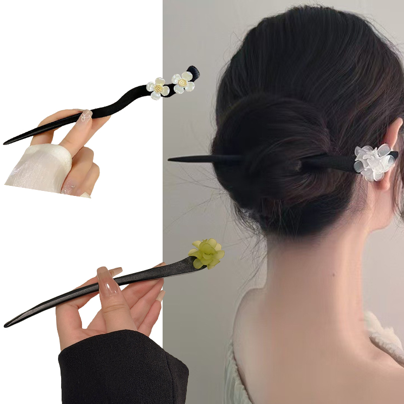 Vintage Chinese Style Wooden F - огляд і ціна Hanbok Hair Pin