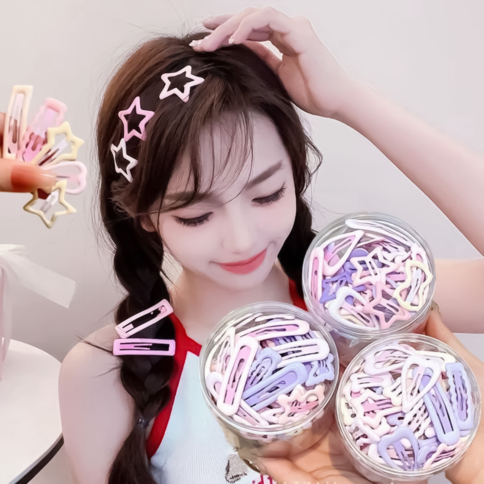 3PCS Sweet Style Headwear Pins - огляд і ціна Lifestyle Of Korean