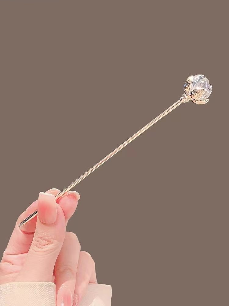 Crystal Lotus Hairpin for Wome - огляд і ціна Hanbok Hair Pin