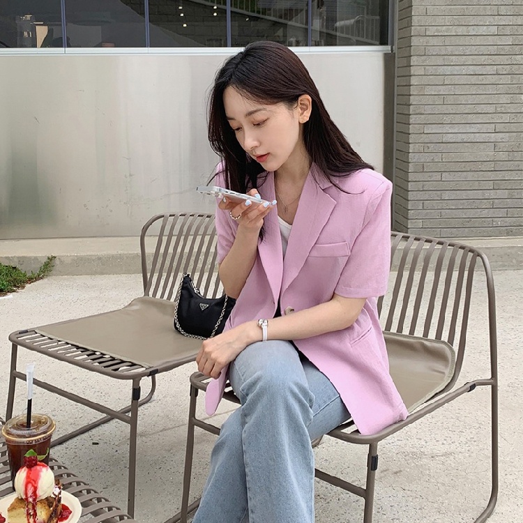 Women's Short Sleeve Suit Jack - огляд і ціна Lifestyle Of Korean