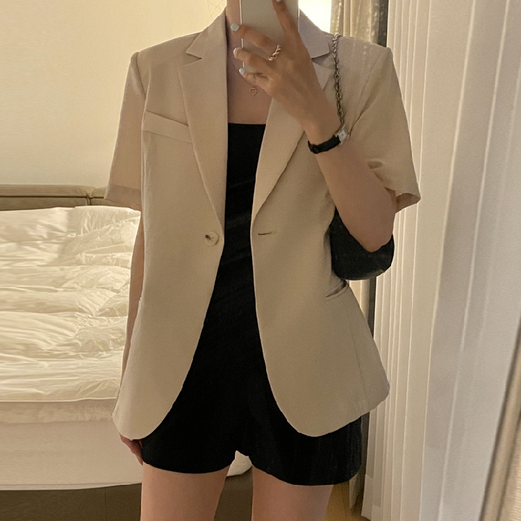 Women's Short Sleeve Suit Jack - огляд і ціна Lifestyle Of Korean
