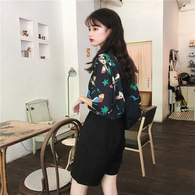 Shirts Women Corduroy Patch Po - огляд і ціна Korean Student Lifestyle