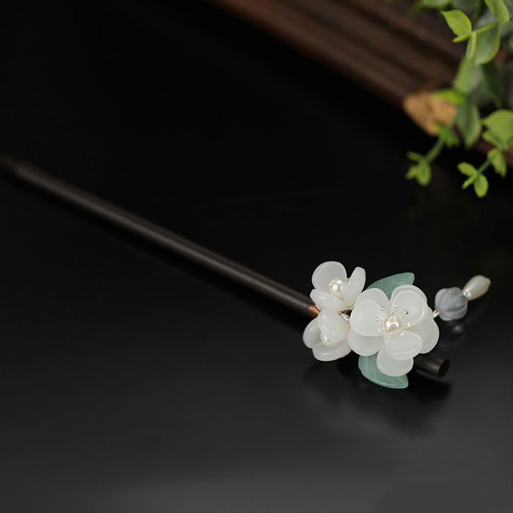 Retro Flower Hairpin With Pear - огляд і ціна Hanbok Hair Pin